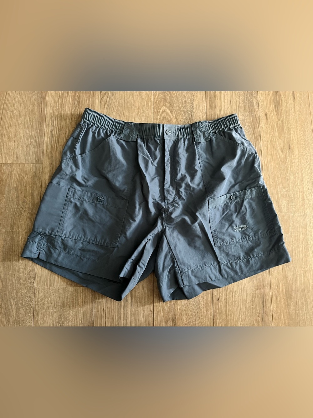 AFTCO Men’s Original Fishing Shorts Slate Blue - Size 40